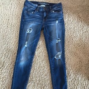 American Eagle ripped jeans